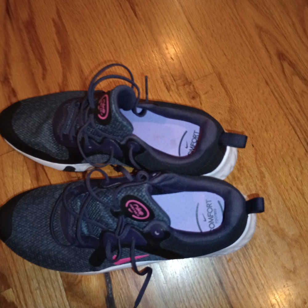 Kids Shoes - Black and Pink